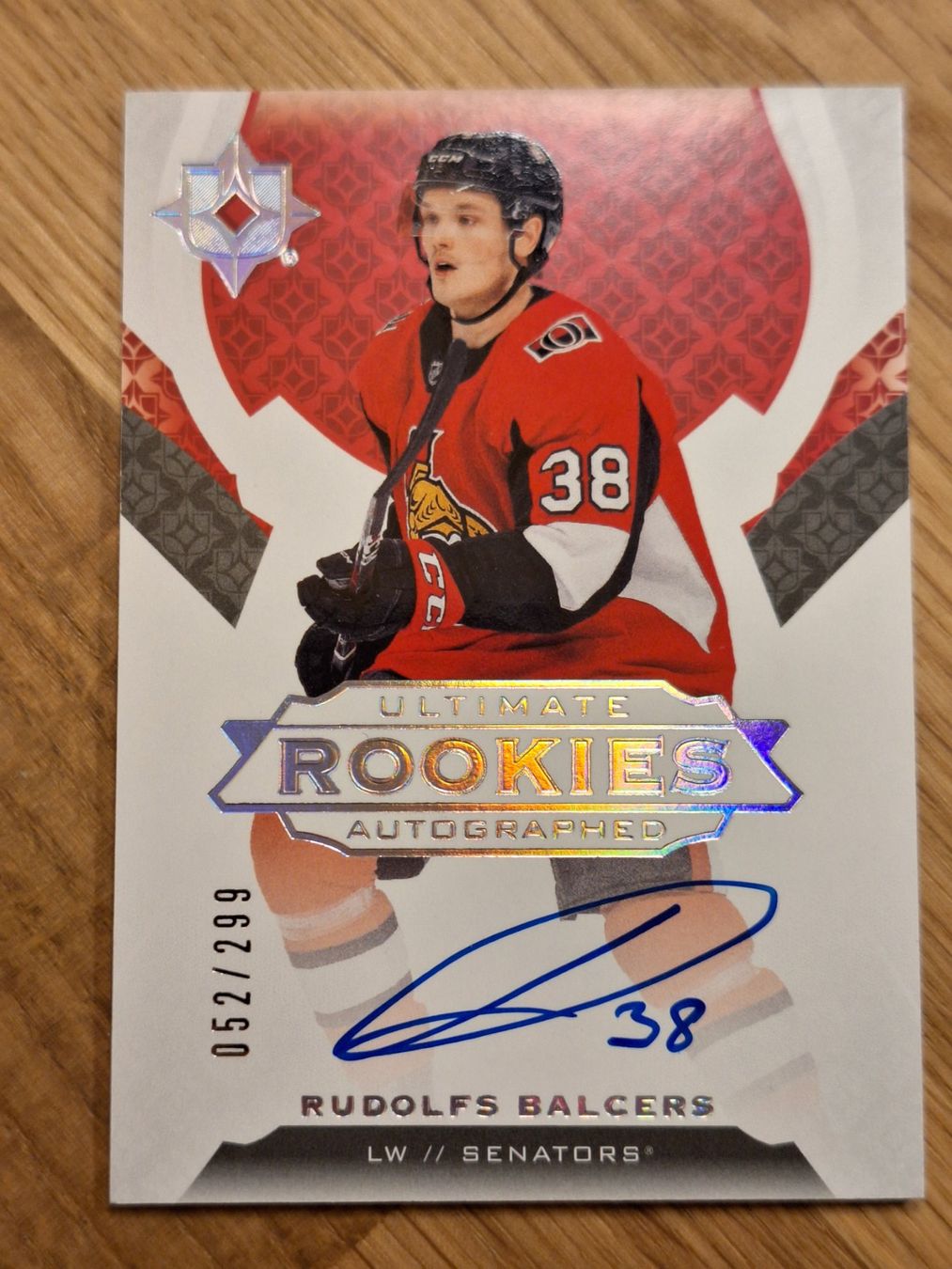NHL Sammelbilder & Trading cards: Rudolfs Balcers Ultimate Rookies Auto /299 Senators – Neu (gemäss Beschreibung) aus Lostallo von Caps14