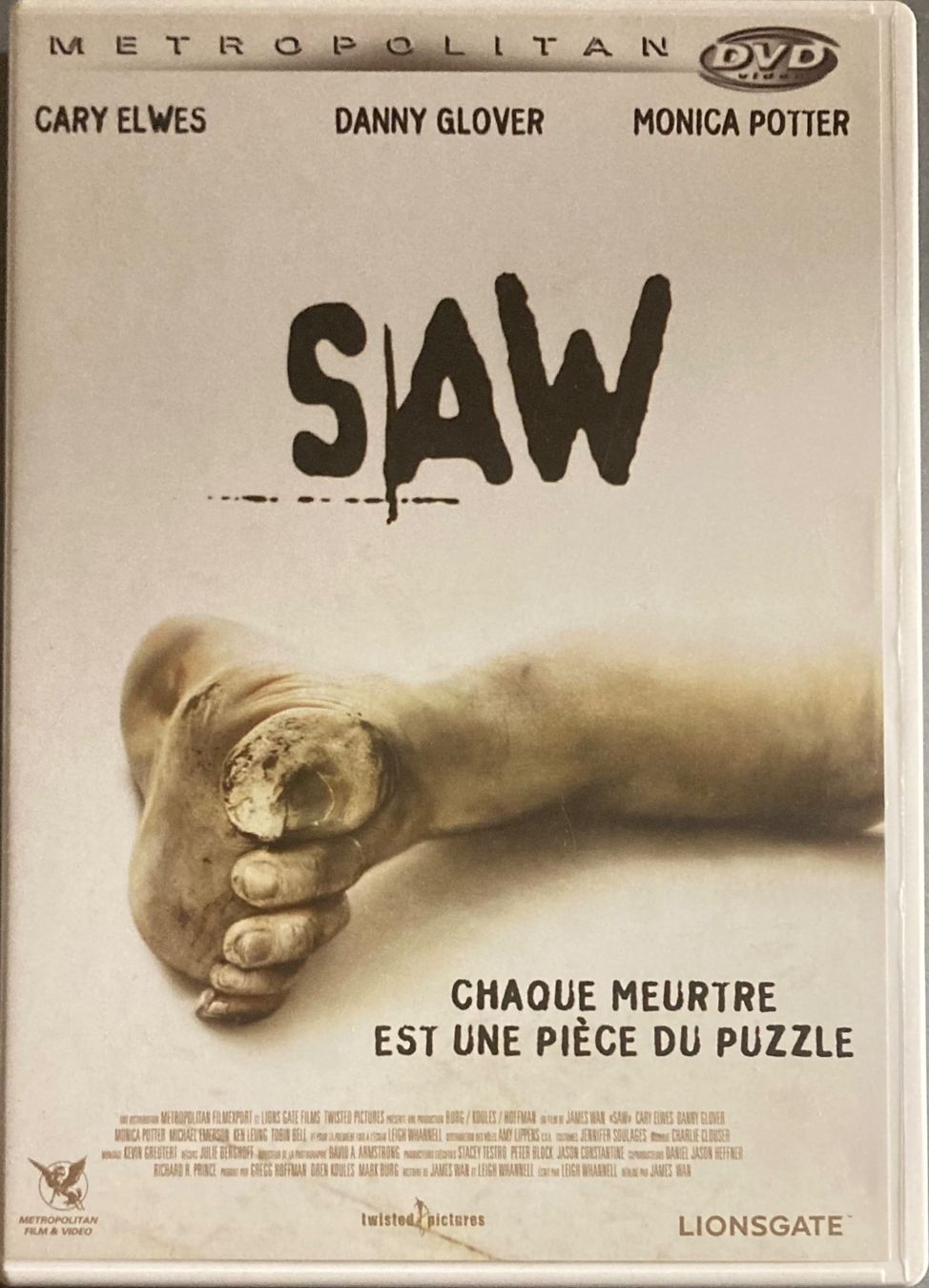Tutti i DVDs: SAW I – Usato da Poliez-Pittet venduto da Newtown-Records