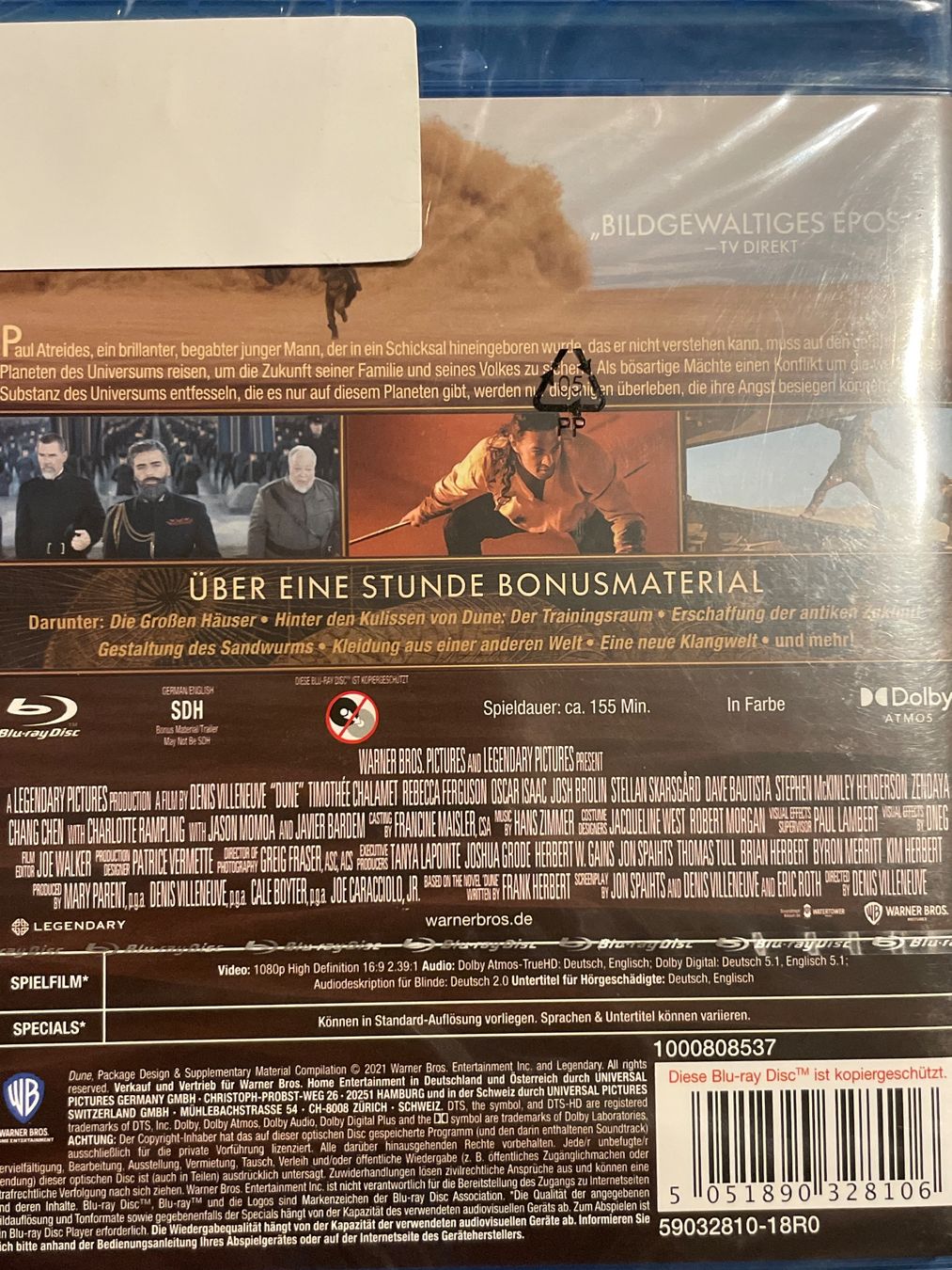 Alle DVDs: Dune   (2021) – Gebraucht aus Waldenburg von Gonzo8 1