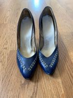 50er Jahre Pumps blau, Grösse 37 (5)