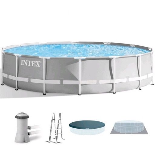 Intex Piscine: INTEX Prism Frame Pool 4.27m x 1.07m neu – Nuovo e nell'imballaggio originale da Eyholz venduto da tat_c9vh 2