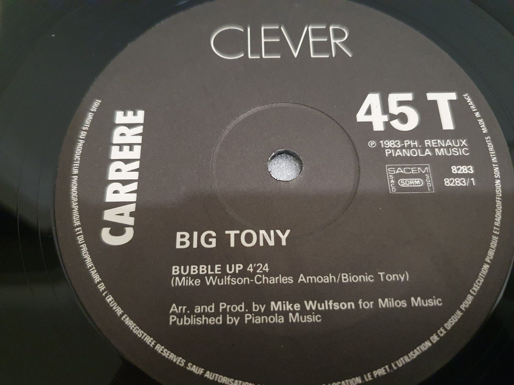 Dischi in vinile: Big Tony - Bubble Up – Usato da Uster venduto da Vinyl-Leidenschaft 3