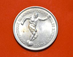 Schweiz 1954 Silbermedaille 50 Jahre FIFA