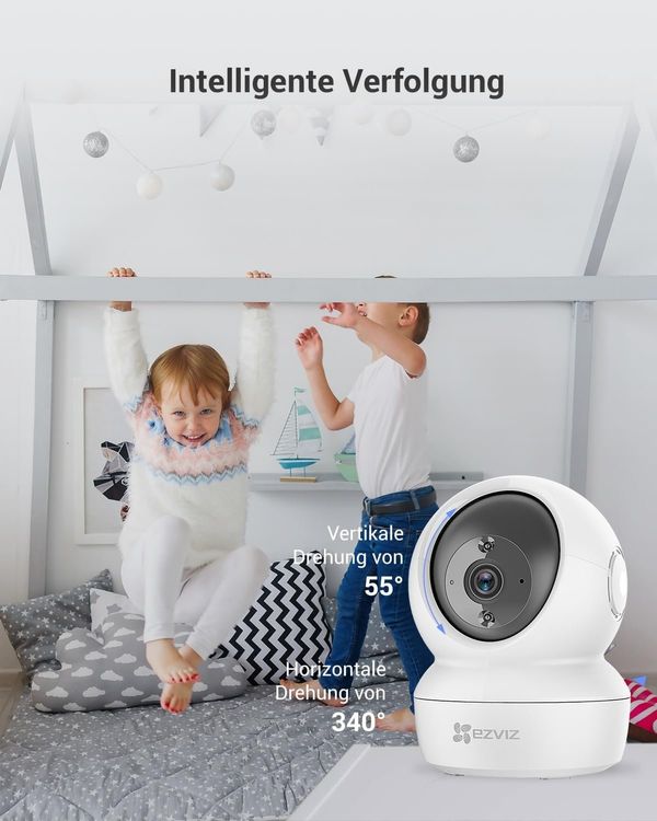 WLAN schwenkbare Überwachungskamera Bewegungsverfolgung (Neu und ...