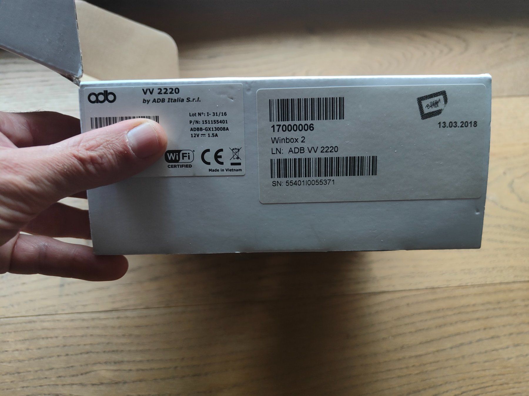 Modem & Router: Swisscom Router ADB VV 2220 Winbox 2 – Usato da Adelboden venduto da sol_fc2q 1