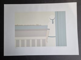 KÜNSTLER  ? UNLESRLICH SIGNIERT LITHOGRAPHIE NUMMERIERT
