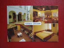 Locarno Tessin Hotel Ristorante Vecchia Locarno Beleg 1989