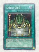 Yu-Gi-Oh! Karte "Sebeks Segen" - Seltene Zauberkarte