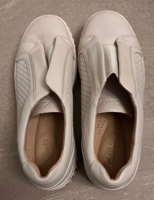 Clarks Scarpe da donna: Clarks Slip-On Leder Sneakers – Usato da Vaglio venduto da EEArch 1