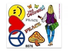 Love and Peace Vagabond Sticker 7teilig (Art. 8076)