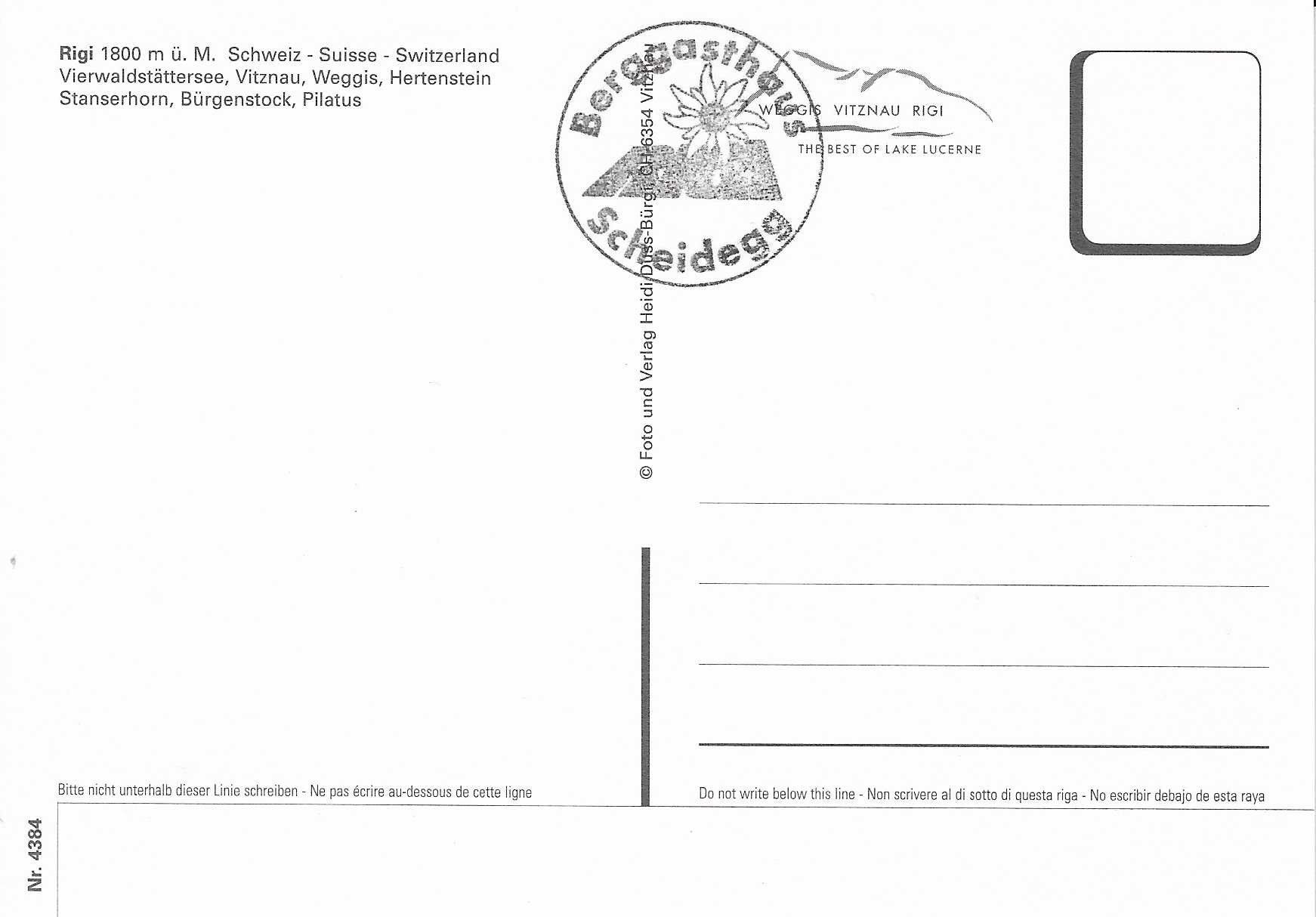 Cartoline postali: Rigi LU – Nuovo (secondo la descrizione) da Rothrist venduto da Stranglehold 1