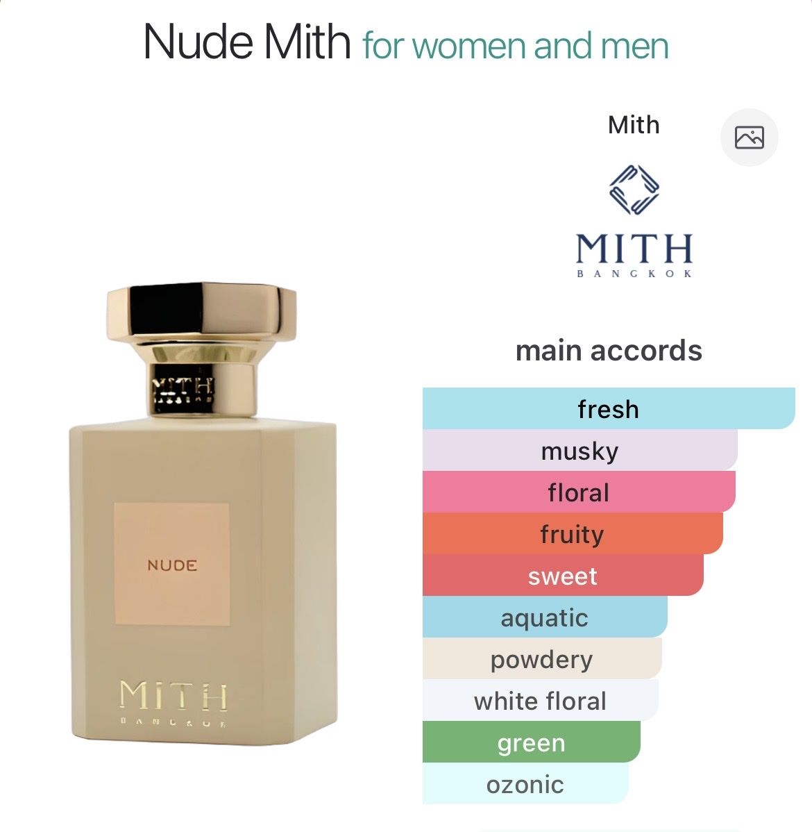 Profumi & Eau de Toilette: EDP Nude by MITH (decant) – Usato da Genève venduto da StaceyH 2