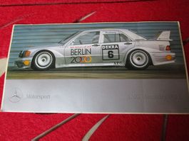 MERCEDES BENZ 190E EVO DTM BERLIN 2000 ROSBERG AUFKLEBER