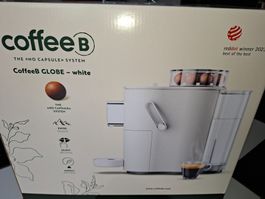 CoffeeB Globe Kaffeemaschine weiss neu originalverpackt