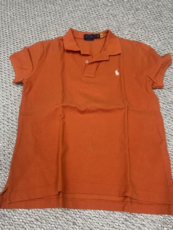 Polo Ralph Lauren Poloshirt Orange Gr. S - Top Zustand! (54)