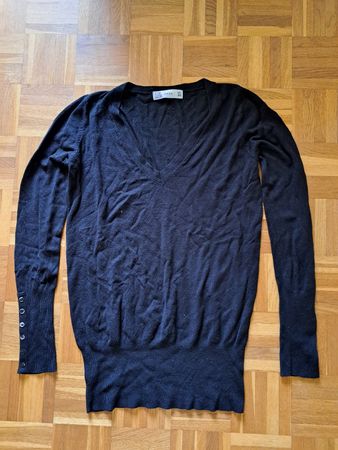 Damen Pullover Zara schwarz Grösse M guter Zustand!