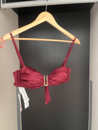 Calzedonia Timeless Diva bikini bordeaux completo S – nuovo