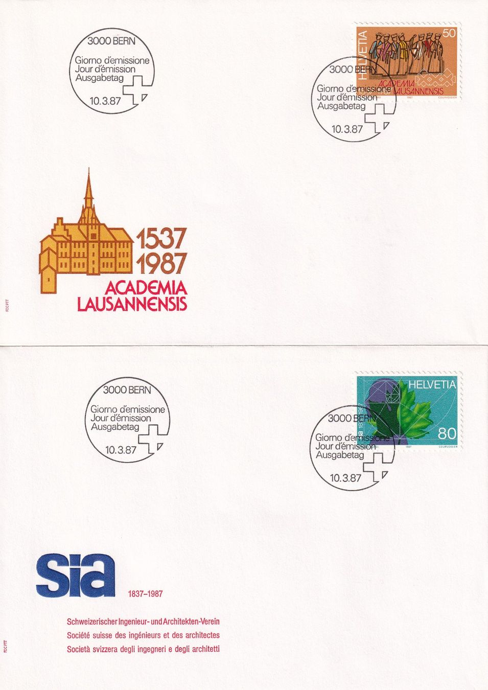 Tutti i francobolli: Lot 8 Briefe FDC 1986 - 1987 – Usato da Rossa venduto da becky05 2