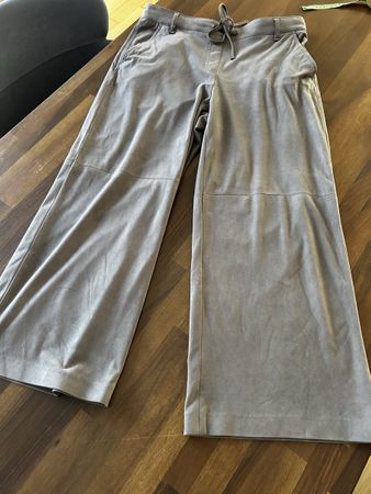 BRAX Hose Wildleder-Optik Gr. 40/M-L Taupe 