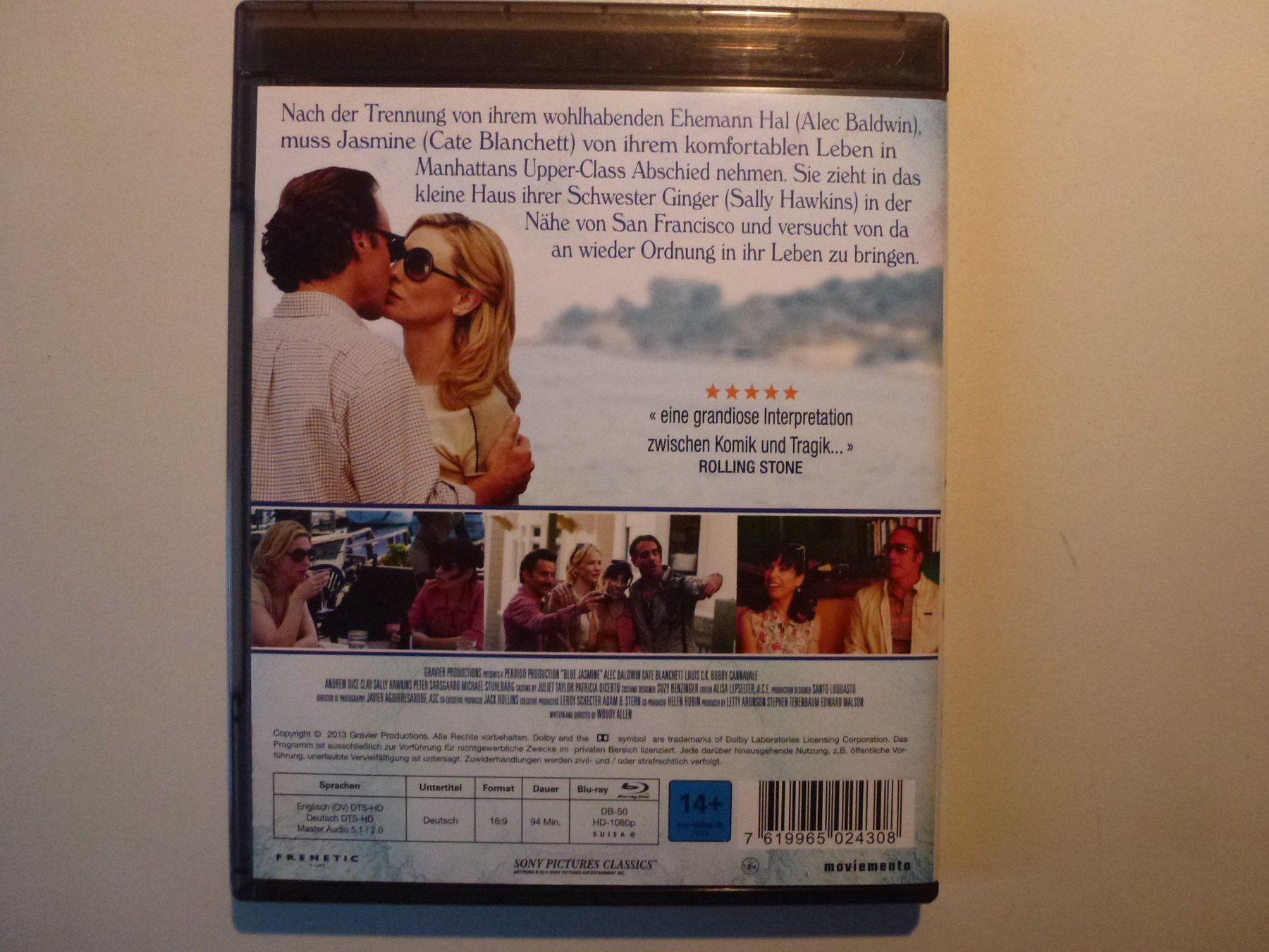 Tutti i DVDs: Blue Jasmine (Blu-Ray) – Nuovo (secondo la descrizione) da Bern venduto da Frebo 1