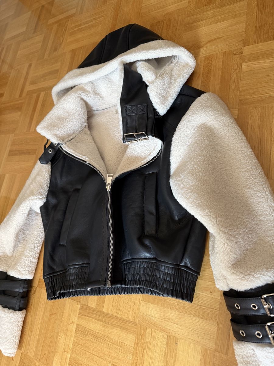 Vestes: Jacke Kunstleder mit Teddyfutter neu  – Neuf avec emballage d'origine à basel par kevinbasel92 3