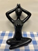Statuette Yoga Noir - Déco Zen & Relaxante - État Neuf