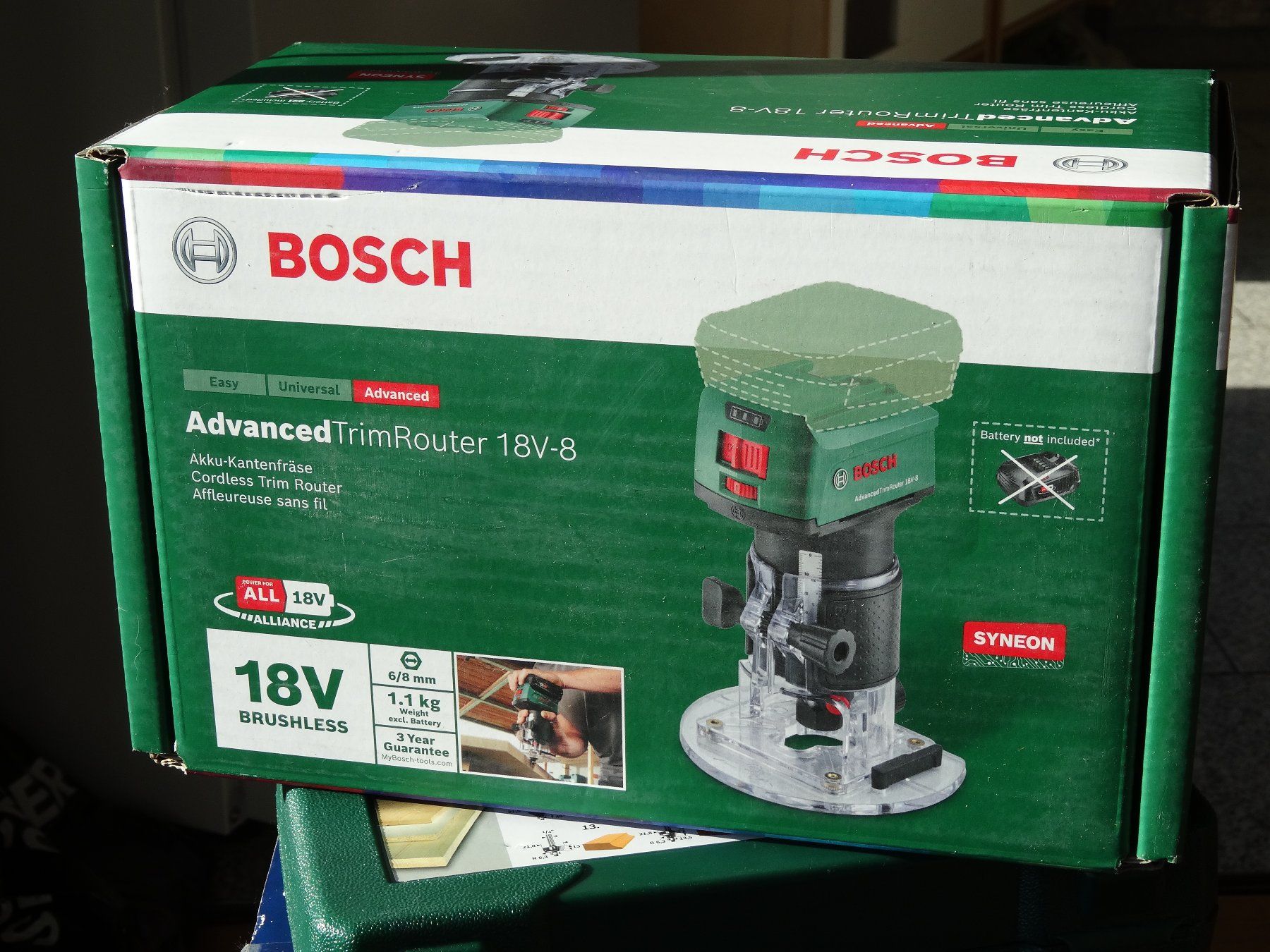 Bosch Tutti gli attrezzi: Bosch  AdvancedTrimRouter 18V – Nuovo e nell'imballaggio originale da Buttisholz venduto da buttiholli 1