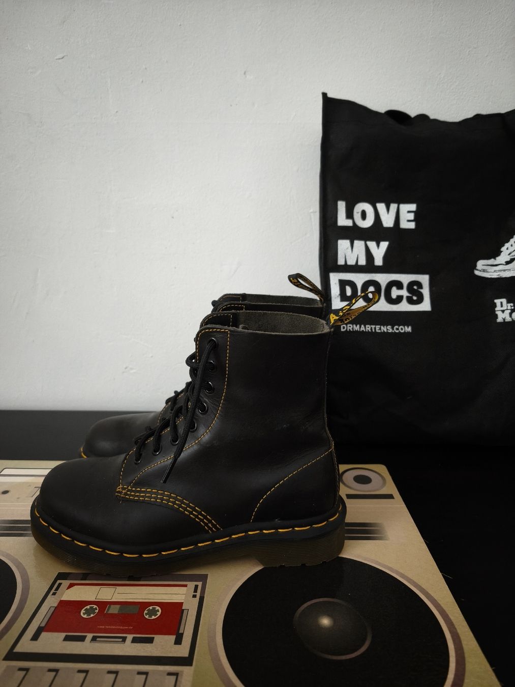 Dr. Martens Scarpe da uomo: Dr. Martens Stiefel schwarz – Nuovo (secondo la descrizione) da Schönenwerd venduto da rosamanda 1