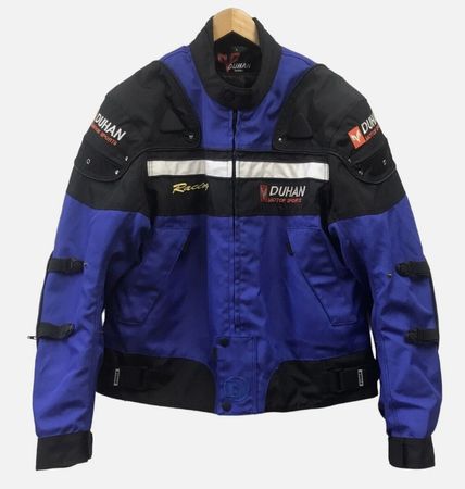 Duhan Motorradjacke Gr.: L (blau)