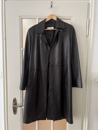 SCAPA Echtledermantel – Chocolate Brown – Gr. 42 – Vintage
