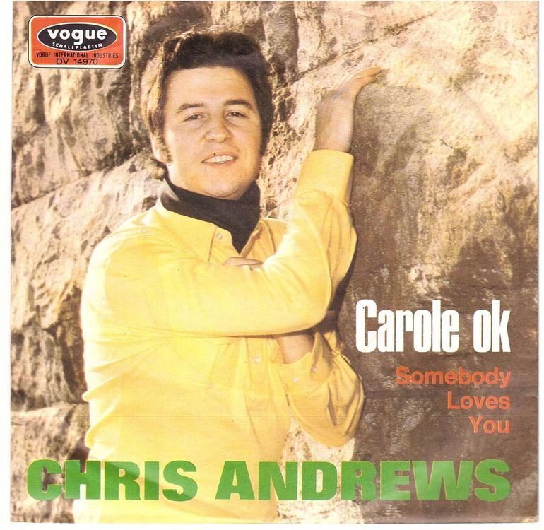 Dischi in vinile: Chris Andrews  --  Carole ok  Single7 – Usato da Rheinau venduto da thespecials