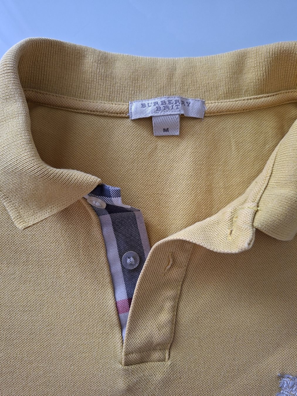 Burberry Magliette Polo: Polo Burberry Jaune Moutarde, Taille M, – Usato da Renens VD venduto da ser_j2fn 4