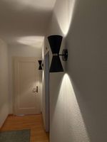 Wandleuchten Schwarz-Gold / Black and brass wall sconces