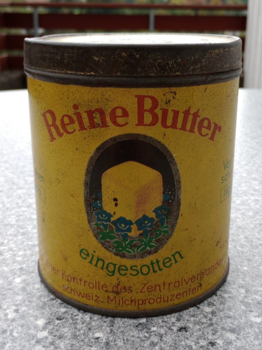Barattoli: alte Dose Reine Butter – Usato da Herisau venduto da ACm9