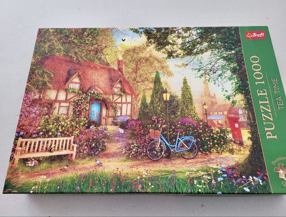 Trefl Puzzle 1000 Teile - Cottage Garten Idylle (Gebraucht) in ...