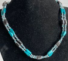 Modeschmuck Hämatit Magnet Schmuck Armband Silber perlen