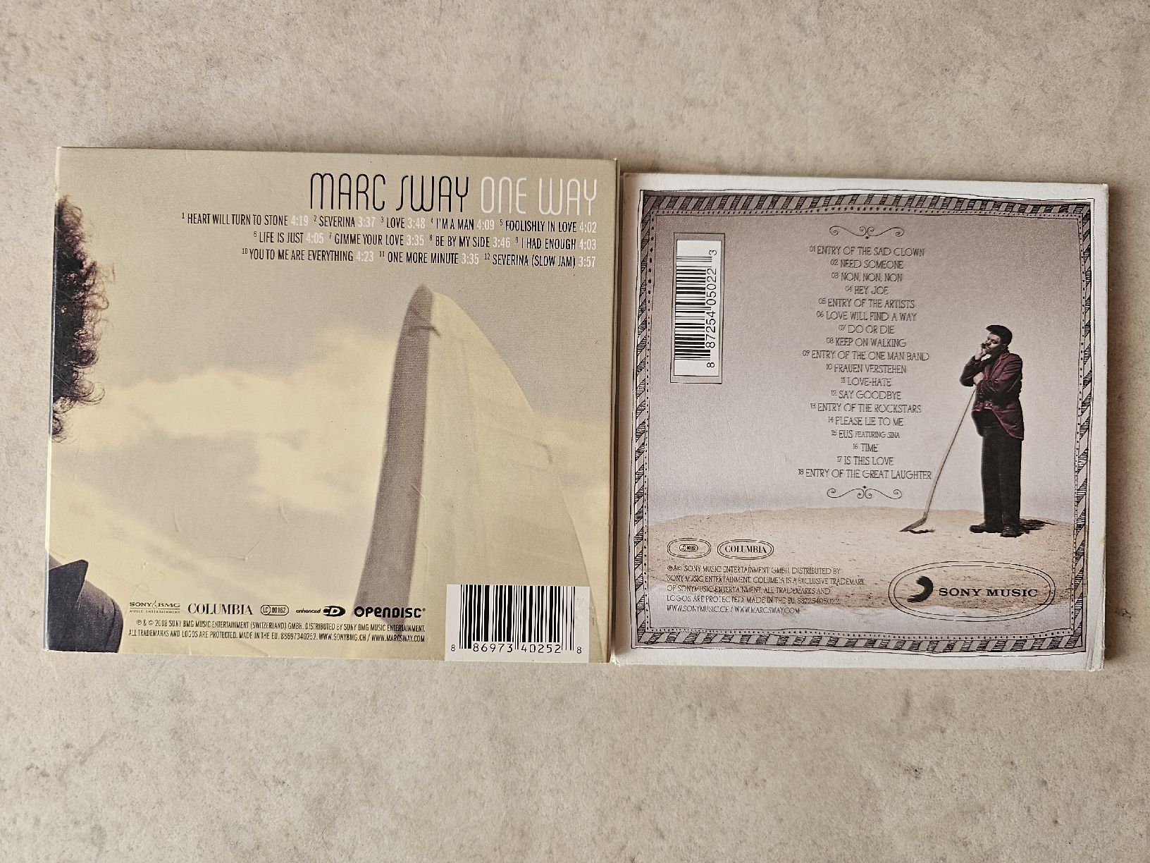 CD: Marc Sway  -  2 CD's  /  Beide mit Unterschrift – Usato da Schneisingen venduto da backstore24 2