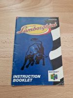 Lamborghini N64 Anleitung Instruction Booklet Manual PAL FRA