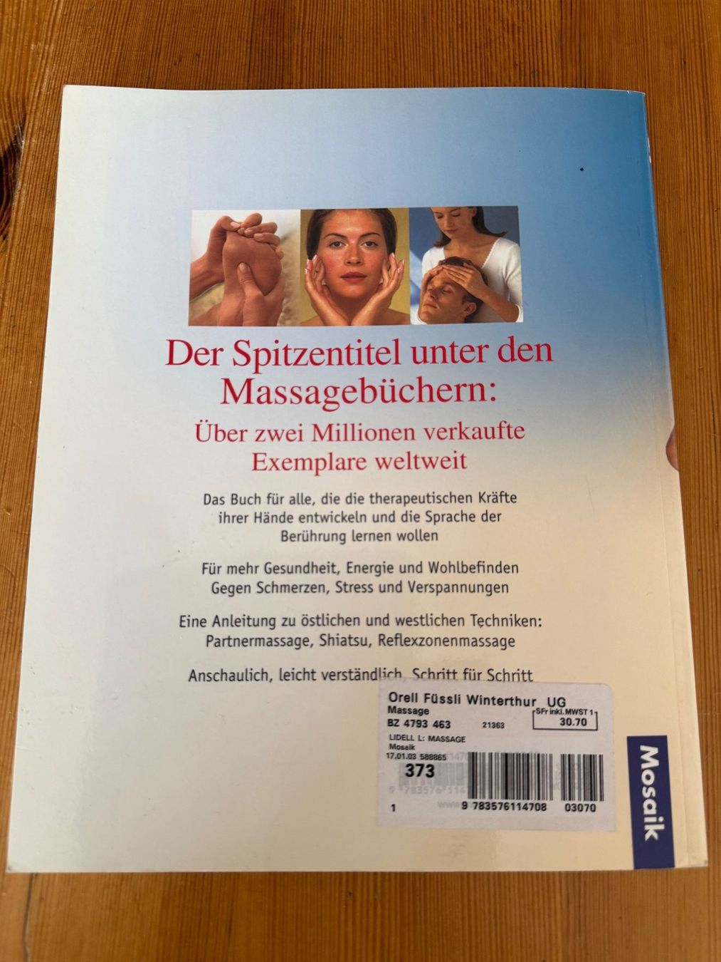 Libri: Massage - Der Klassiker: ! – Usato da Neftenbach venduto da Rose40 1