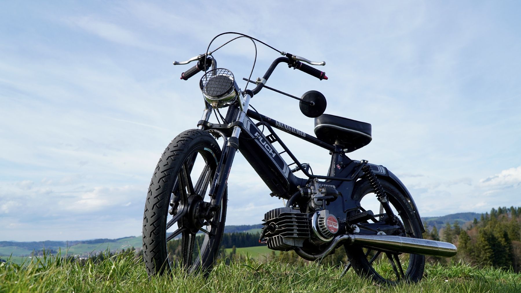 Puch Ciclomotori: <Töffli> Mofa Puch Maxi S Black 75cc – Usato da Krattigen venduto da PrimeFix-Huggler