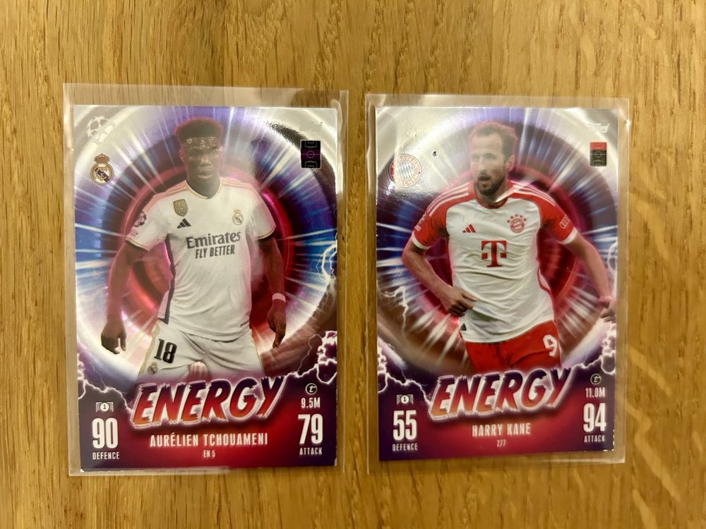 2 sehr seltene Energy Match Attax Karten 23/24 Kaufen auf Ricardo