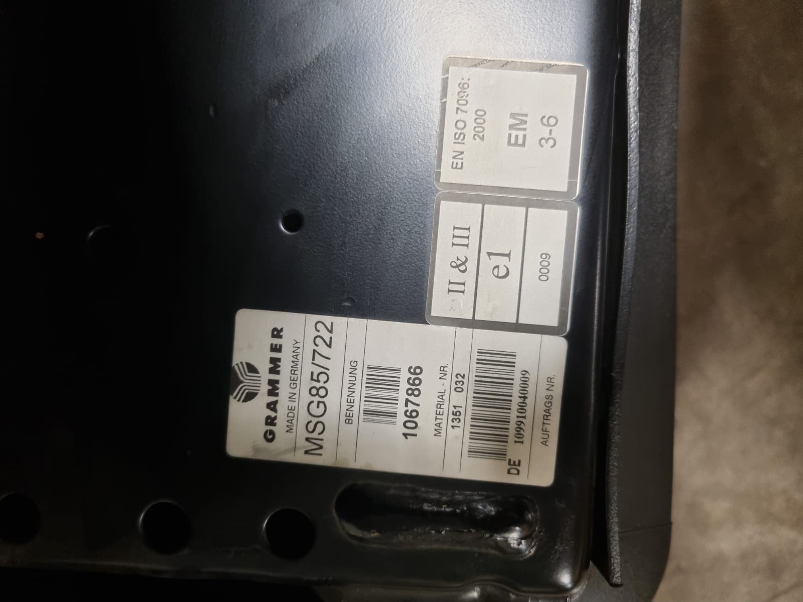 Kramer Hoflader: Grammer Sitz Actimo M – Neu (gemäss Beschreibung) aus Balterswil von AgrarLandtechnik 4