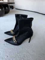 ZARA Boots Black Chain, size 37