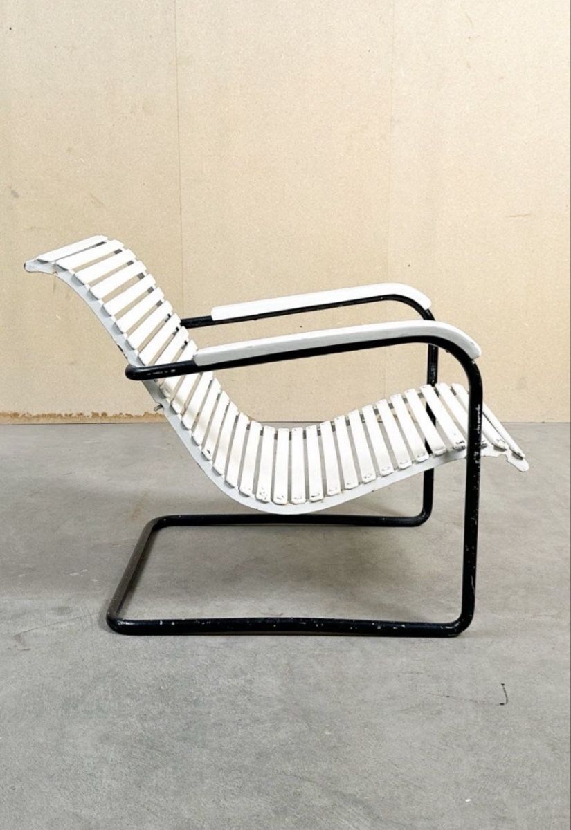 Embru Sedie a sdraio: Werner Max Moser Volkssessel Gartenmodell Embru wohnbedarf – Usato da Basel venduto da jan_9l92 6