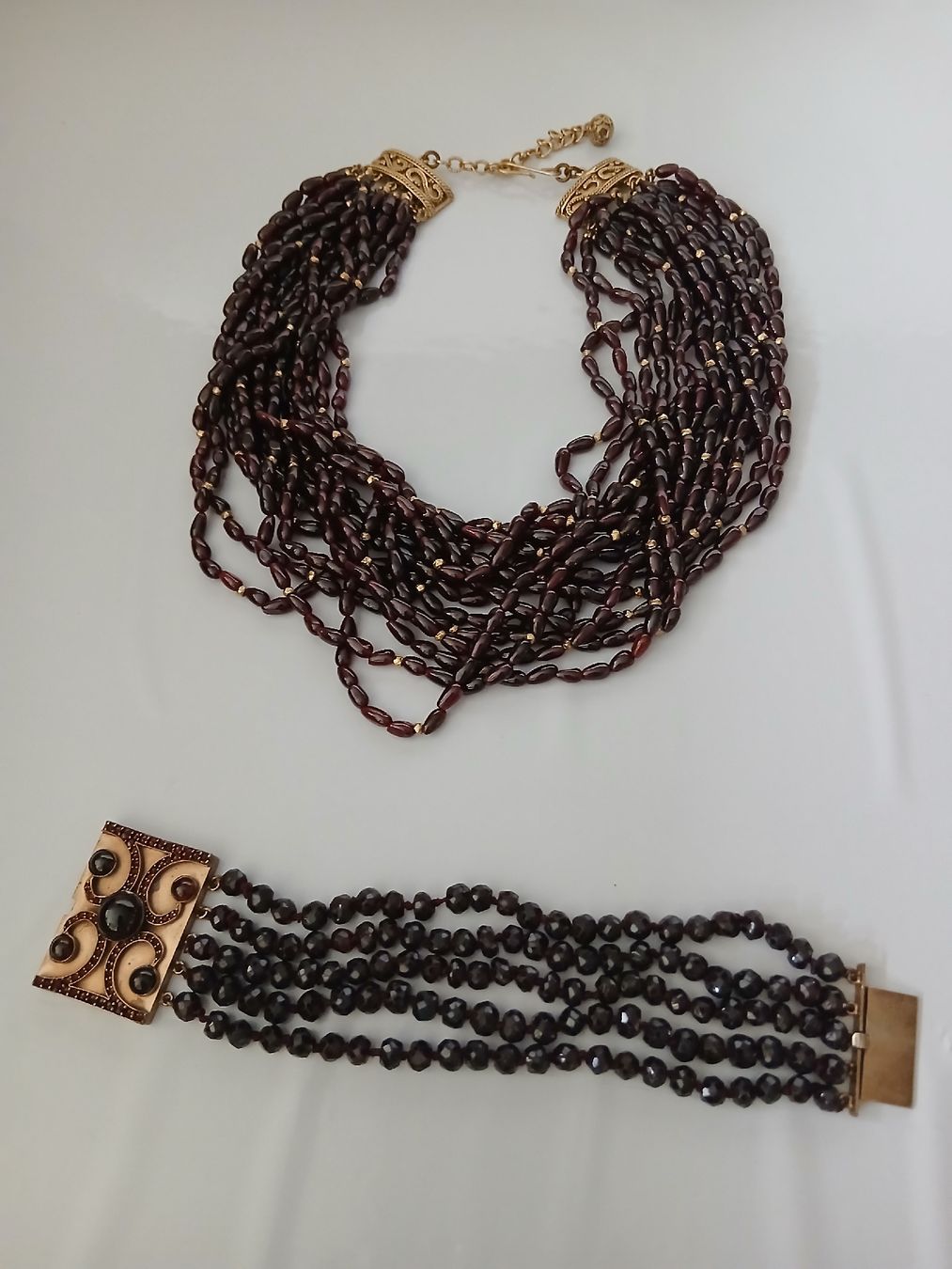 Altri gioielli: Gem Halsband und Armreif – Usato da Zürich venduto da tg4_y65n