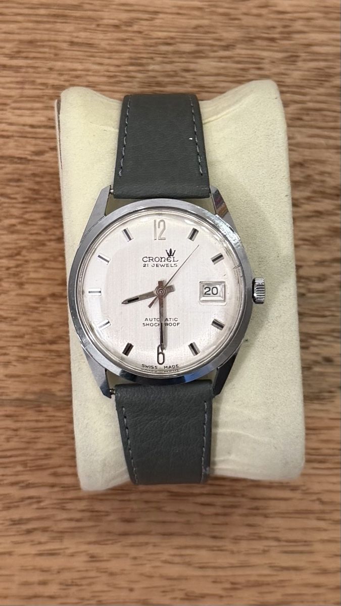 Swiss Orologi: Cronel  Automatic 36 mm Schweizer vintage funktionsfähig – Usato da Zürich venduto da Fidel59