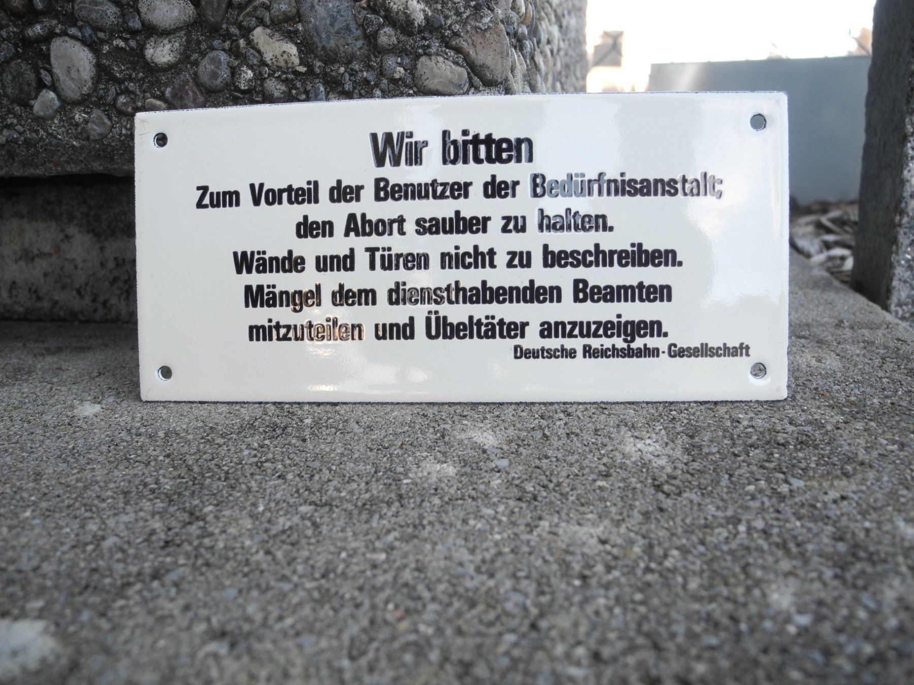 Insegne: BAHN EMAILSCHILD – Usato da Reinach AG venduto da Huckleberrysix