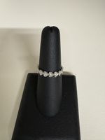 Diamant-Herzen Weissgold Ring neu