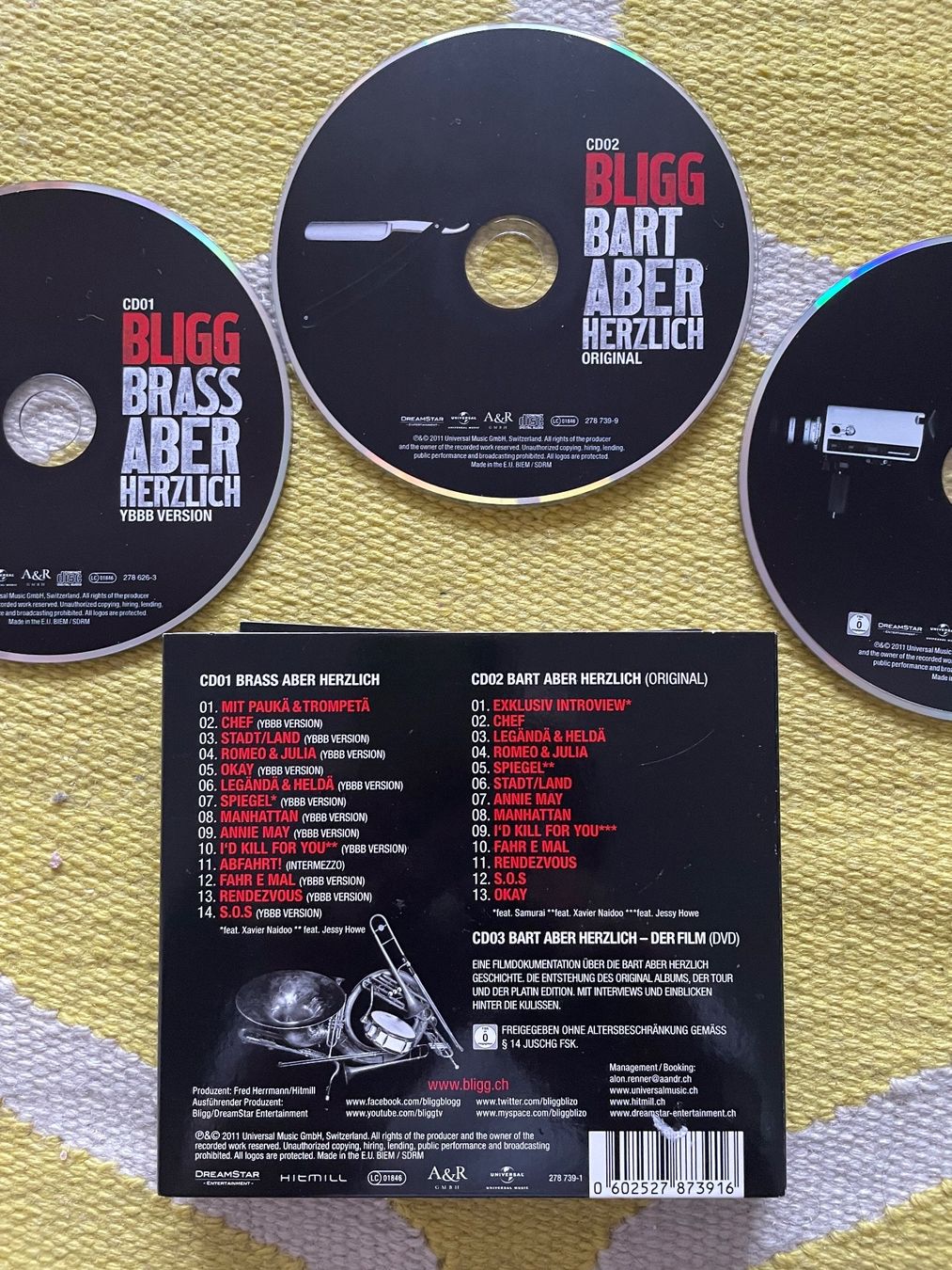 CDs: BLIGG-2CD+DVD BOX SET DELUXE EDITION BRASS ABER HERZLICH – Gebraucht aus Rorschacherberg von CD-Roli 1