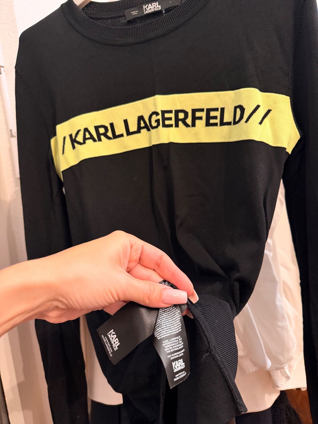 Karl Lagerfeld Maglioni & Felpe: Karl Lagerfeld Pullover, Schwarz - super Zustand – Nuovo (secondo la descrizione) da Winterthur venduto da yan_jnw8 2